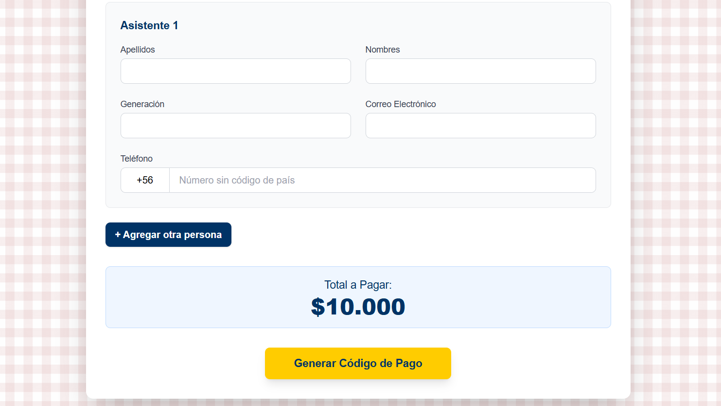 Screenshot del Ecosistema de Ticketing